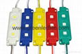 colorful PVC Injection led module SMD5050 3LED DC12V IP67 6