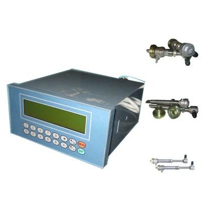 Transit time ultrasonic flow meter with clamp on transducer 1