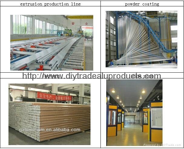 price of  profile aluminium for thermal break aluminium window fabrication 4