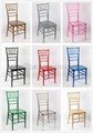 Resin Clear Transparent Chivary Chairs