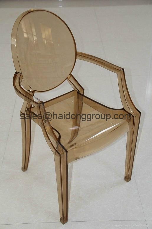 Resin Louis Arm Ghost Chair 5