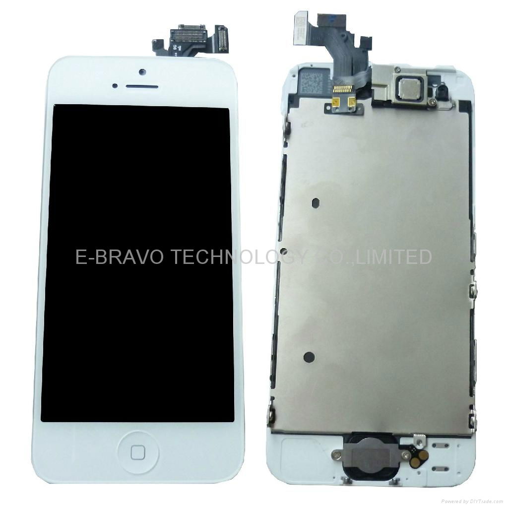 Original LCD+digitizer assembly with Other Parts for iphone 5s