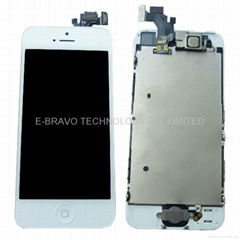 Original LCD+digitizer assembly with Other Parts for iphone 5s 