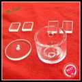  typical laboratory quartz glass crucible