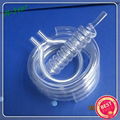 high temperature spiral quartz glass tubing