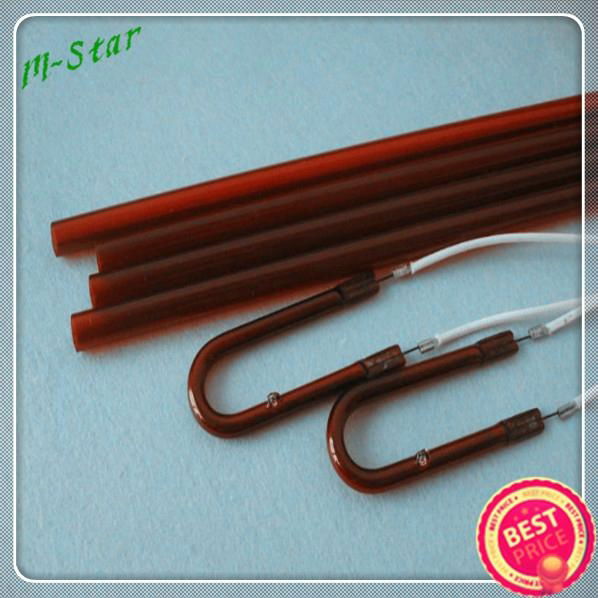 Infrared heating Red Quartz Glass Tube 4