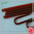 Infrared heating Red Quartz Glass Tube 5