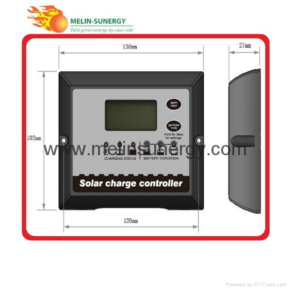 12V/24V 10a solar charge controller high quality water proof 5