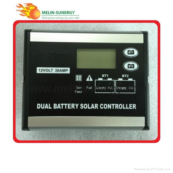 LiFePO4 LTO dual battery 30A micro solar charge chontroller 3
