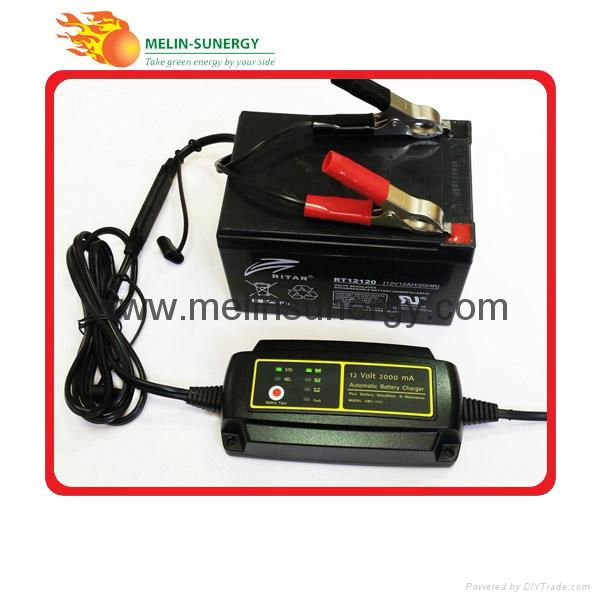 6v/12V smart car battery charger 1A 5