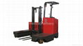 Side loading reach truck 1