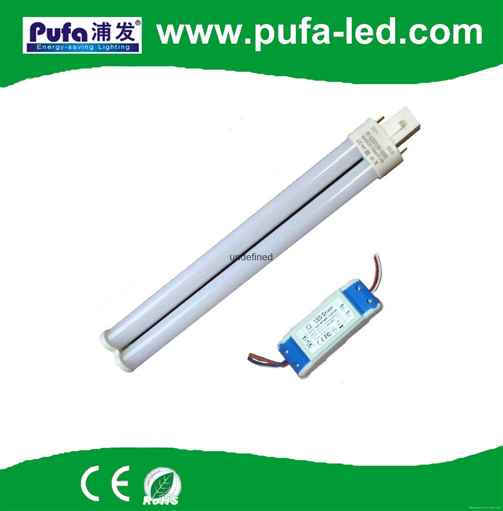 LED PLS Lamp G23 9W external driver 1