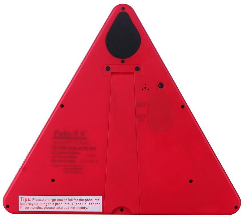  IP65 LED Mobile multifunction flashing warning triangle 3