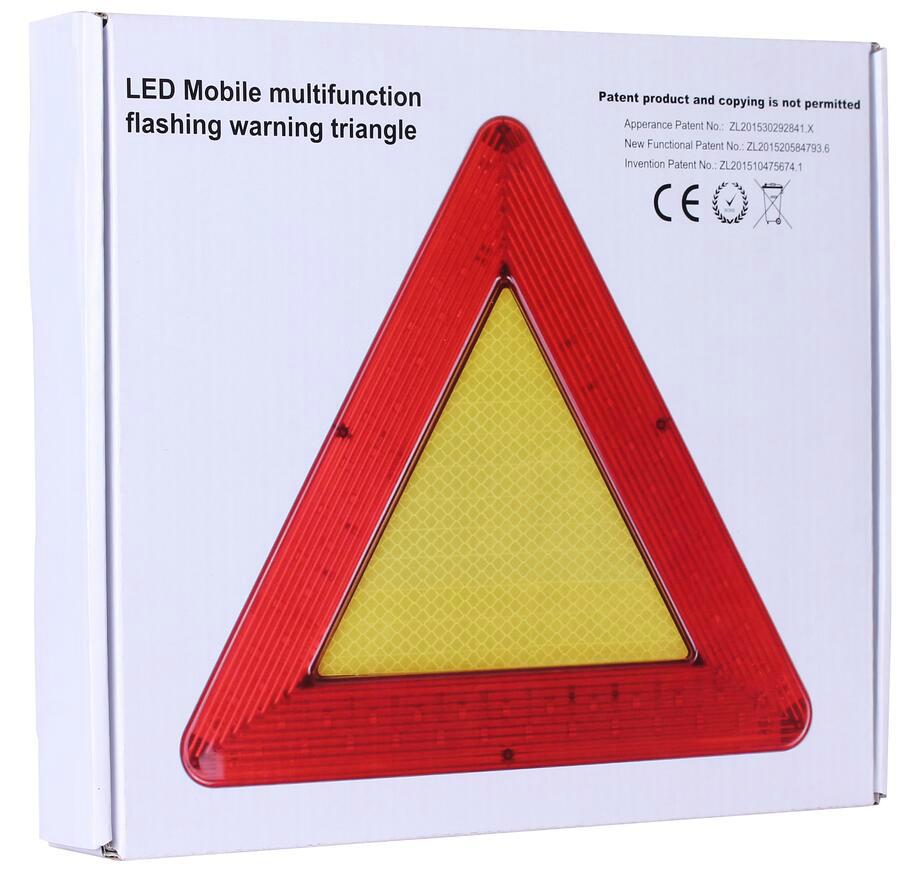 Triangle Flashing Warning Lights