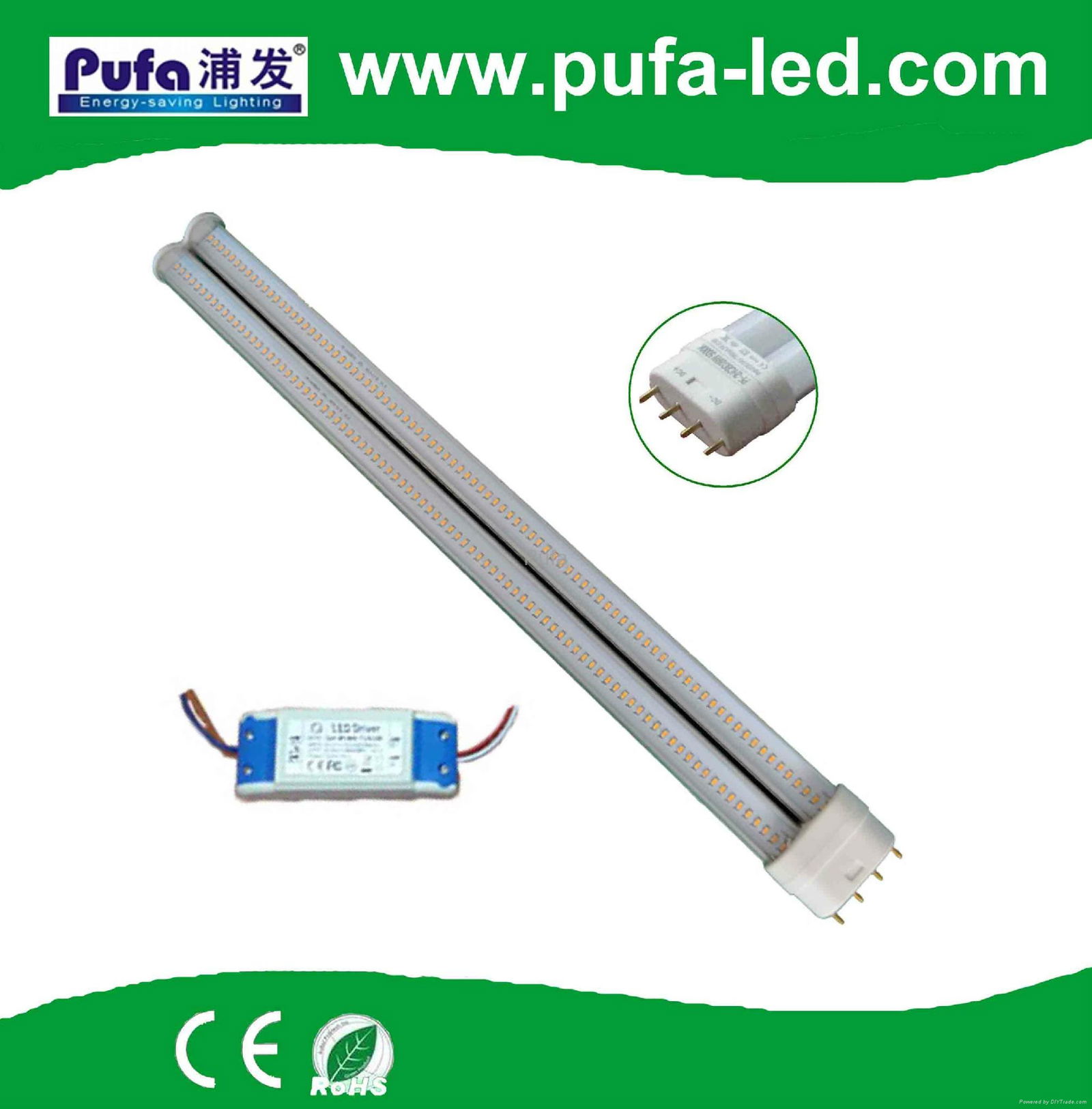 LED PLL Lamp 2G11 7W 3