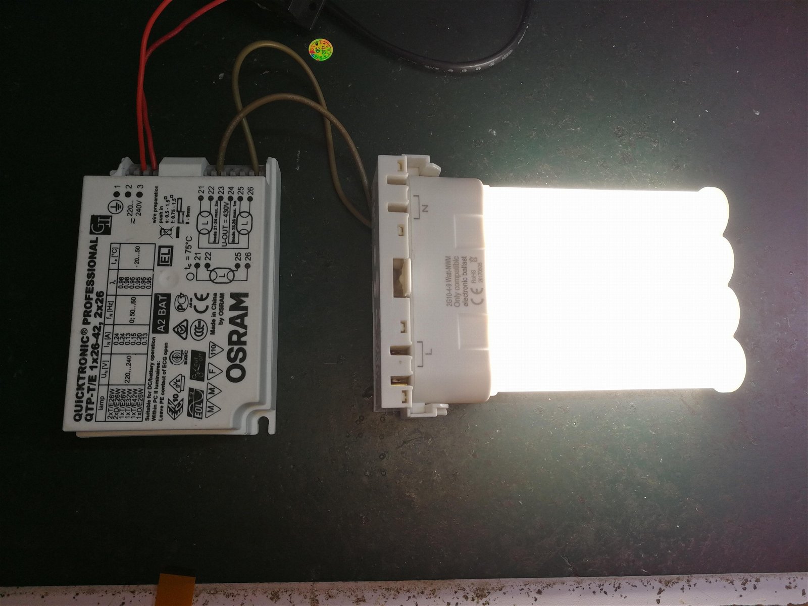 2G10 LED橫插燈管 15W 3