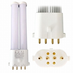 1125lm 9W LED PLS Lamp replace 18W CFL 4pin 2G7  Base