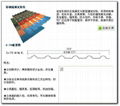 彩鋼琉璃瓦K800型 5