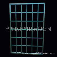 Aluminum security window grille