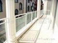 Aluminum guardrail, balcony railing, armrest profiles