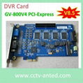 16 ch 120fps CCTV Video Surveillance DVR Card GV 800V4 PCI express card V8.5