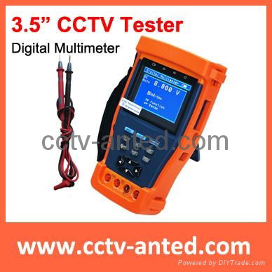3.5" CCTV Teser with Digital Multimeter function