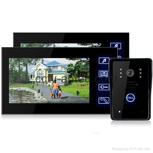 7" TFT Color LCD Video Door Phone with recording function