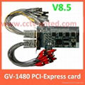 GV-1480 PCI-Express V8.5 DVR Card Video