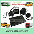 HD 1080P Mobile DVR Camera Systems 4 Channel  Vehicle Video Recorder for Car Bus 1