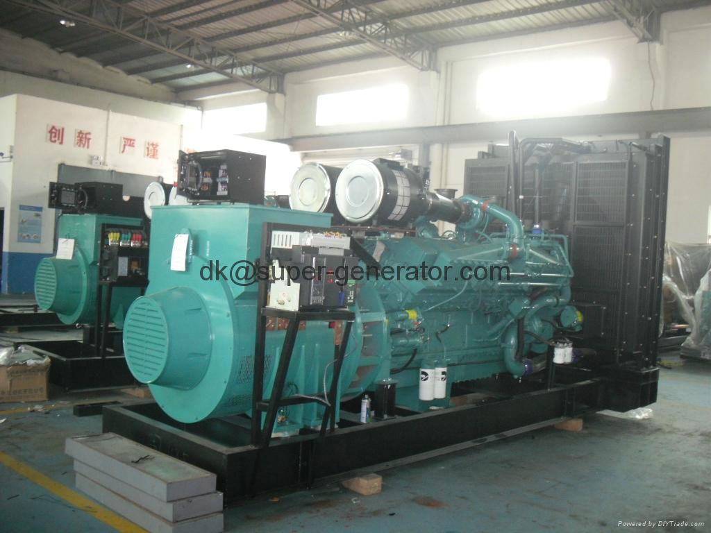 diesel generator Cummins engine generator KTA38-G5 KTA50-G3 1250kva 1000kw  2