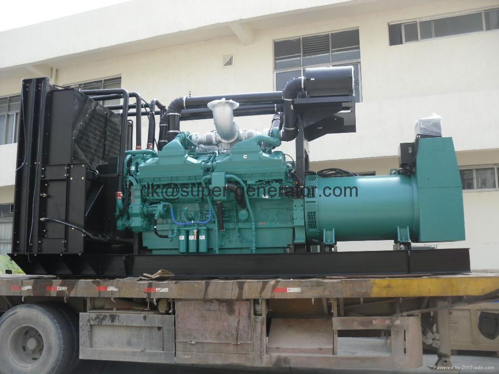 diesel generator Cummins engine KTA38-G5 1000kw series 4
