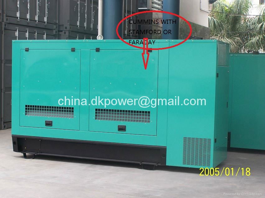 diesel generator Cummins engine 80kw 100kva 88kw 110kva 6BT5.9-G2,soundproof  3