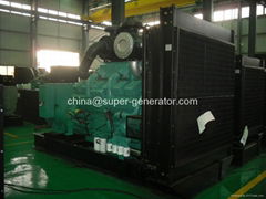 Cummins diesel generator   1500kva QSK60-G4 engine with stamford Marathon 