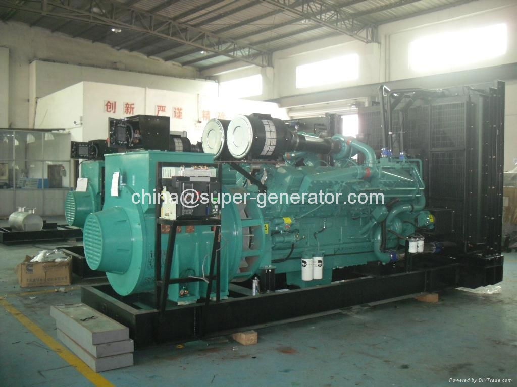 Cummins diesel generator   1500kva QSK60-G4 engine with stamford Marathon  2