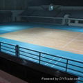 Wooden basketball sports floor mat  4