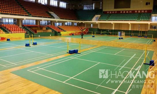 Portable badminton court floor mat 3