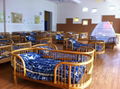 Rattan kindergarten children bed 2