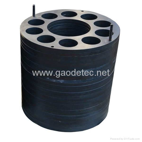 Rubber pad Steel rotor plate metal plates 2