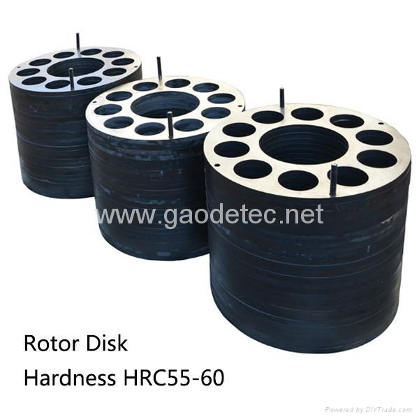 Rubber pad Steel rotor plate metal plates