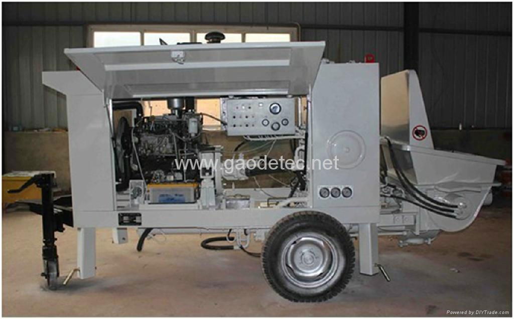 Output15m3/h GPS-15 Diesel Engine Concrete Spray Pump 