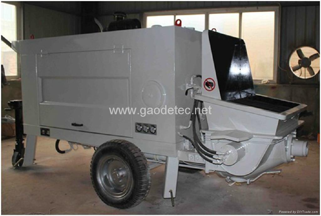 Output15m3/h GPS-15 Diesel Engine Concrete Spray Pump  3