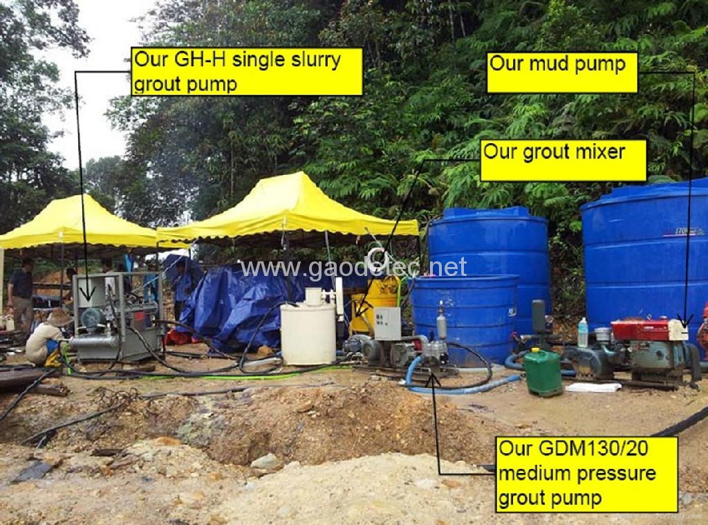 GDM130/20 Medium-pressure jet grouting pump 4