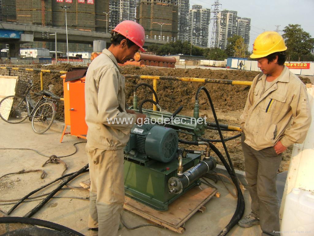 GH-H series grout pumps for grouting pl   ing project 5