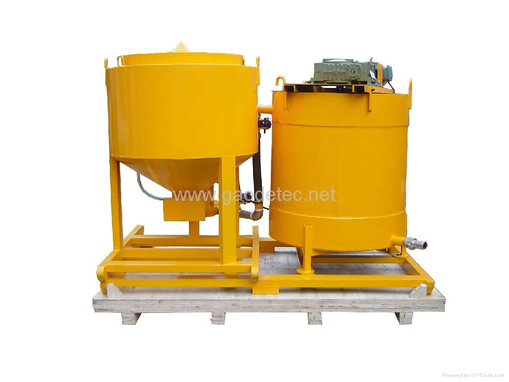 Different angles of grout mixer and agitator for sale