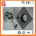 Prestressed Concrete Anchor Head And Wedges Anchor Bearing Plate 