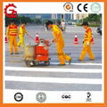 GD320 thermoplastic road marking machine is marking on street