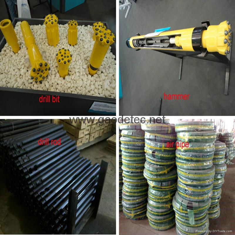 drill bit hammer drilling pipe air pipe