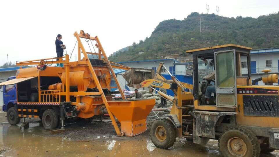 concrete mixer pumps price