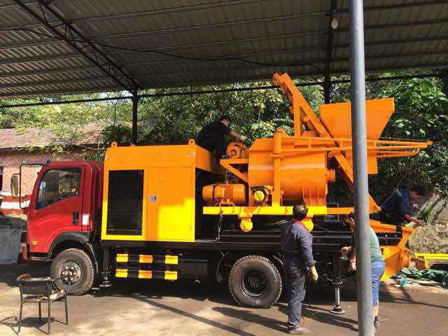 JBC40 L1 Truck mounted Concrete mixer pump