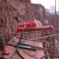 Our DTH drilling machine is used for slope drilling